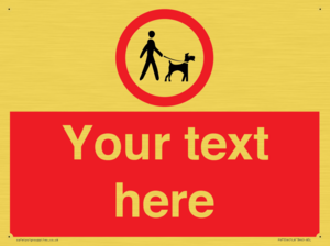 Custom Road regulatory dogs on leads